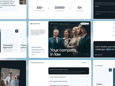 Legal Point – Law Firm Landing Page Designrm brand presentation branding branding inspiration branding website company branding creative agency identity law law brand law firm landing page law firm website law logo law website lawyer website layers logo layers panel legal branding legal logo legal page logo vintage branding