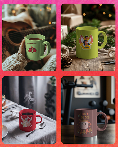 Generate 200+ Realistic Mug Mockups in Seconds with Mockey 3d animation branding graphic design logo mockup motion graphics mug ui