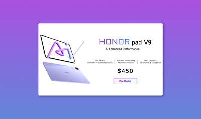 Day 075 : Pre-Order dailyui
