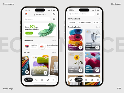 E-commerce App Design app app design ecommerce ui ecommerceapp ecommerceui ios mobile mobile app mobile ui online shopping onlineshopping shopping shoppingapp ui ui design uiux