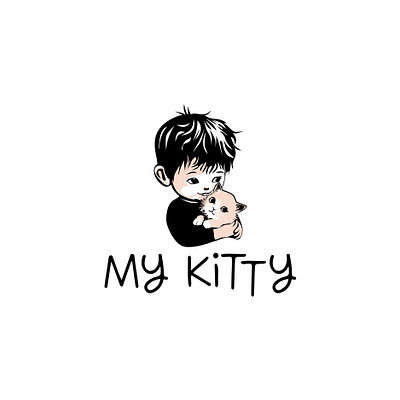 My kitty app branding design graphic design illustration kitty logo my typography ui ux vector