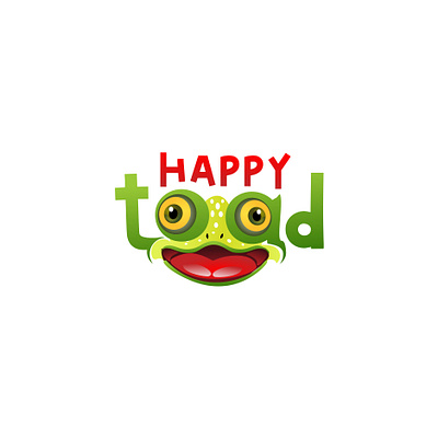 Happy Toad app branding design frog graphic design happy toad illustration logo typography ui ux vector