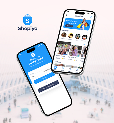 Shopiyo Store App Design mobile app
