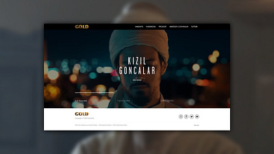 Gold Film - Corporate Website design gold film kızıl goncalar ui web design website website design