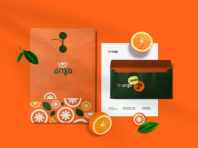 Anja Brand Identity branding corporate design download identity logo mockup mockups poster psd stationery template typography vehicle
