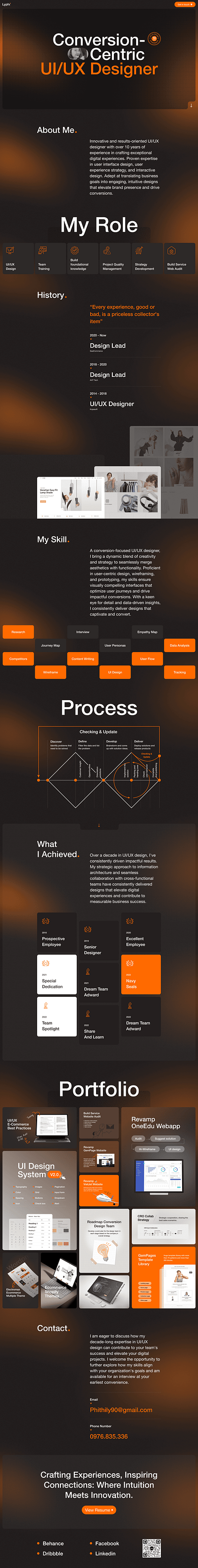 UI/UX designer - CV curriculum vitae cv graphic design portfolio profile resum style trend ui uiux website