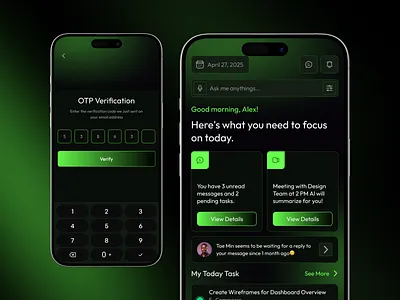 Ai Chat App UIUX Design ai app app design chat communication communication app conversations crm dashboard design graphic design interface design management app message mobile app saas team management ui ui design ux