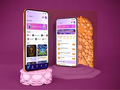 Dating Mobile App app interface best ui bumble chat app chat room chatting datingapp gaming gaming site ios live streaming mobile app online dating social media task ui design uiux voice chat app design