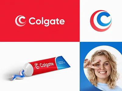 Colgate Rebrand Concept 3d ai biotech blockchain branding care dental gradient health icon identity lepisov lettering logo medical medtech packaging rebrand teeth toothpaste