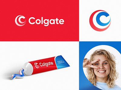 Colgate Rebrand Concept 3d ai biotech blockchain branding care dental gradient health icon identity lepisov lettering logo medical medtech packaging rebrand teeth toothpaste