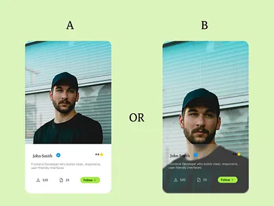A or B ui ux