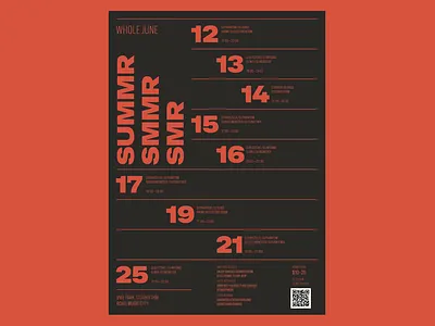 Summer Nightclub Events Schedule Flyer band tour calendar concert flyer dark dj party event poster live performance music festival nightclub poster program flyer program poster schedule flyer schedule poster sd summer summer parties summer party template vector