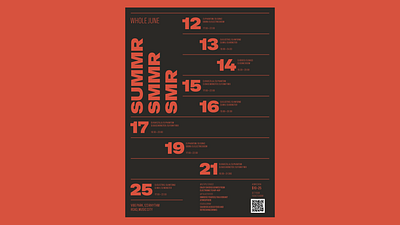 Summer Nightclub Events Schedule Flyer band tour calendar concert flyer dark dj party event poster live performance music festival nightclub poster program flyer program poster schedule flyer schedule poster sd summer summer parties summer party template vector