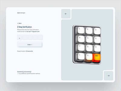 ◉ 2-Step Verification UI - Spline 3D & Figma prototype 2fa 2stepverification 3dillustration 3dinterface 3dui authentication designsystem dribbbleanimation dribbbleweeklywarmup interactiondesign loginui motion graphics motiondesign neumorphism productdesign security securitydesign uianimation uxdesign