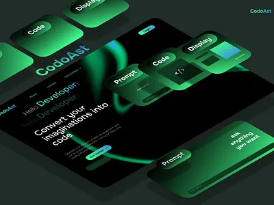 CodoAst – AI Assistant for Developers coding daily ui dailyui design