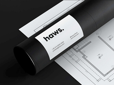 Haws Identity branding corporate design download identity logo mockup mockups poster psd template tube typography