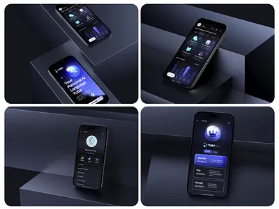 Talki – AI Language Tutor App UI Design | Dark Mode ai ai app design dark mode app edtech design ios ios app ui language education language tutor app mobile learning mobile ui inspiration modern learning ui ui ux concept