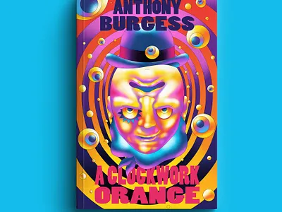 A Clockwork Orange affinity designer art direction book cover book design cover art film future graphic graphic design illustration illustrator movie novel penguin randomhouse retro sci fi science fiction texture vector