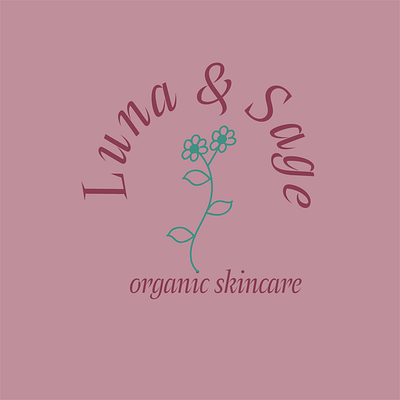 Organic skincare logo branding color design graphic design il illustration logo