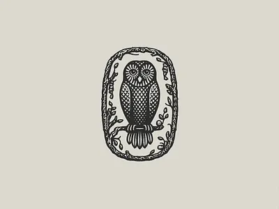 Latimer Farm branding engraving etching farm graphic design illustration logo owl
