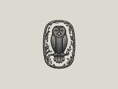 Latimer Farm branding engraving etching farm graphic design illustration logo owl