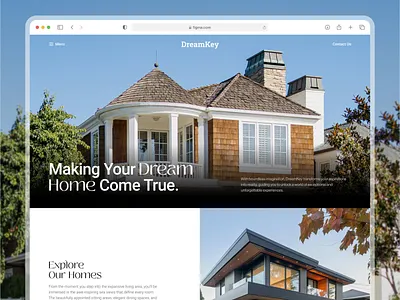 Real-Estate Website UI/UX Design | DreamKey figma realestate web app saas design ui design user centric user experience uxui
