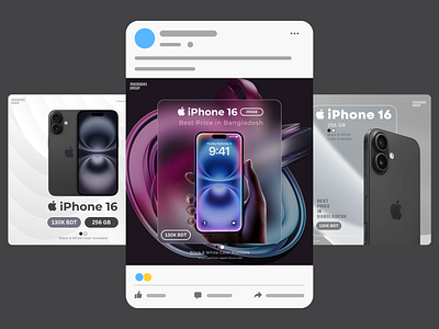 Social Media Post design for USA based tech shop branding graphic design marketing post design social media
