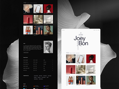 Free portfolio framer template graphic design ui webdesign
