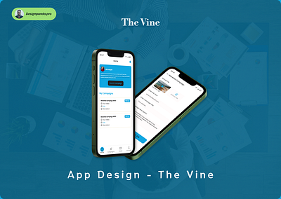 The Vine - App Design - Run Campaigns android app best branding creative design graphic design illustration ios new prototype ui user ux vine