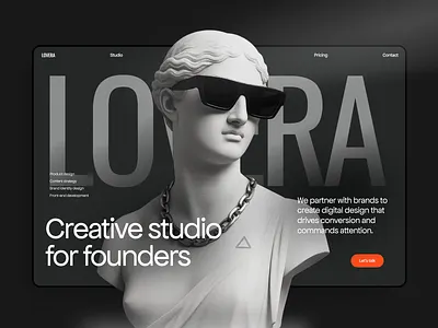 Framer portfolio template agency website creative portfolio digital agency framer framer template graphic design homepage design portfolio website ui web design