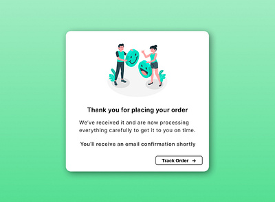 Day 077 : Thank You (Page or Message) dailyui