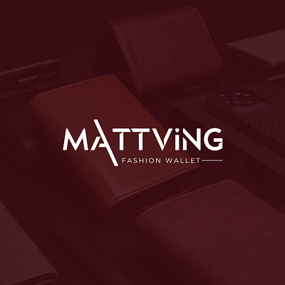 Wallet shop logo design brand logo for fashion startup