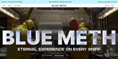 Web Design For Walter White [Breaking Bad] breaking bad breaking bad website ecom website figma figma e com framer graphic design ui