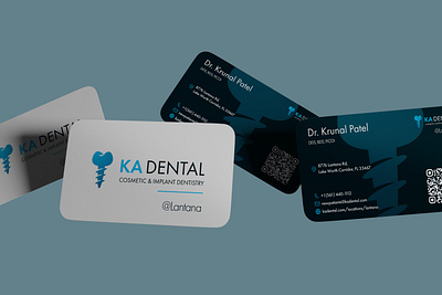 KA Dental | Dental Logo Design & Branding branding business card dental logo graphic design logo logo design