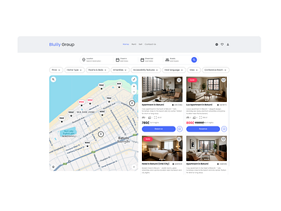 House Rent house rent landing page uiux design web design