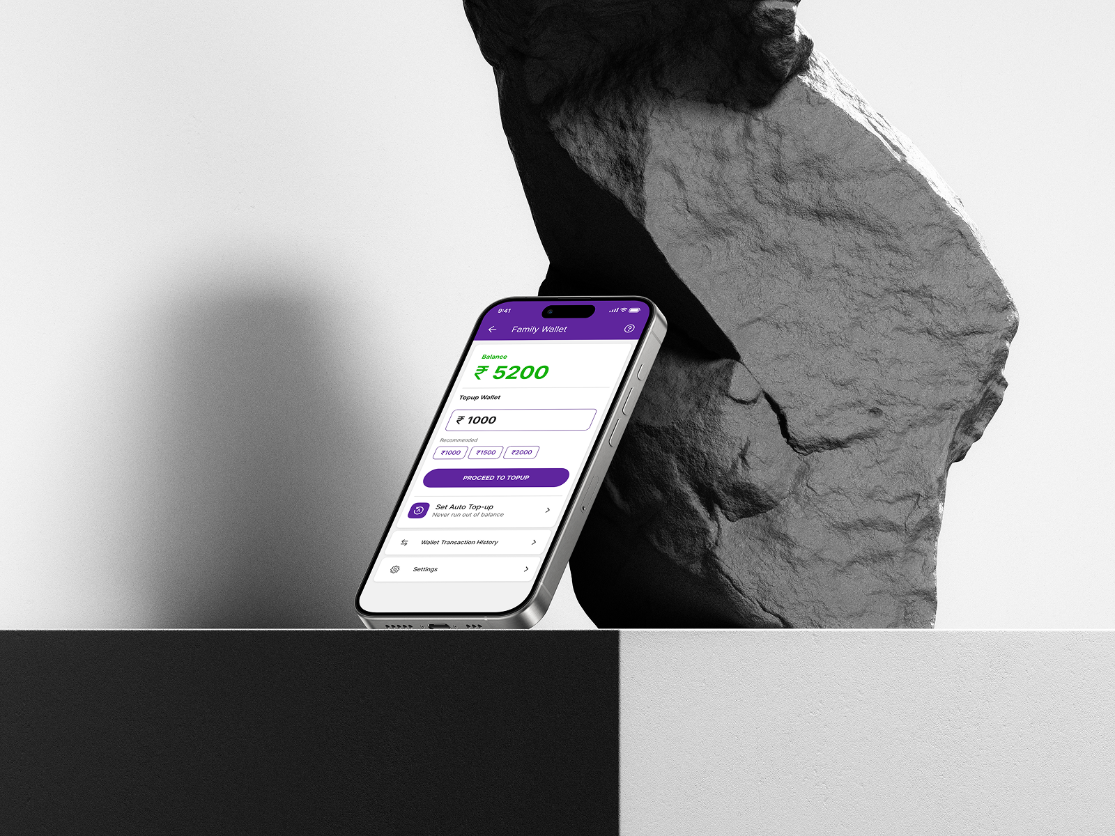 Phonepe - Shared Wallet app design finance redesign ui ui design ux wireframe