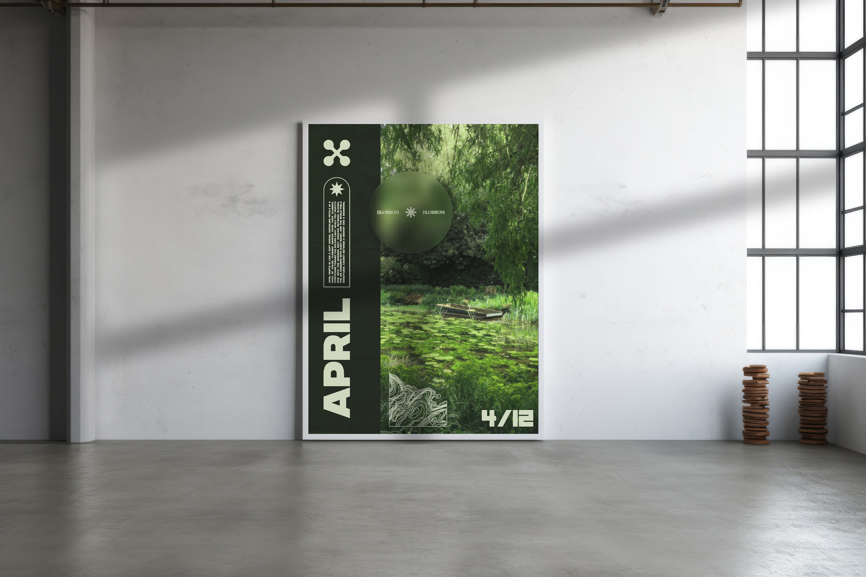 April Poster Design branding design digital art graphic design illustration logo poster poster design typography