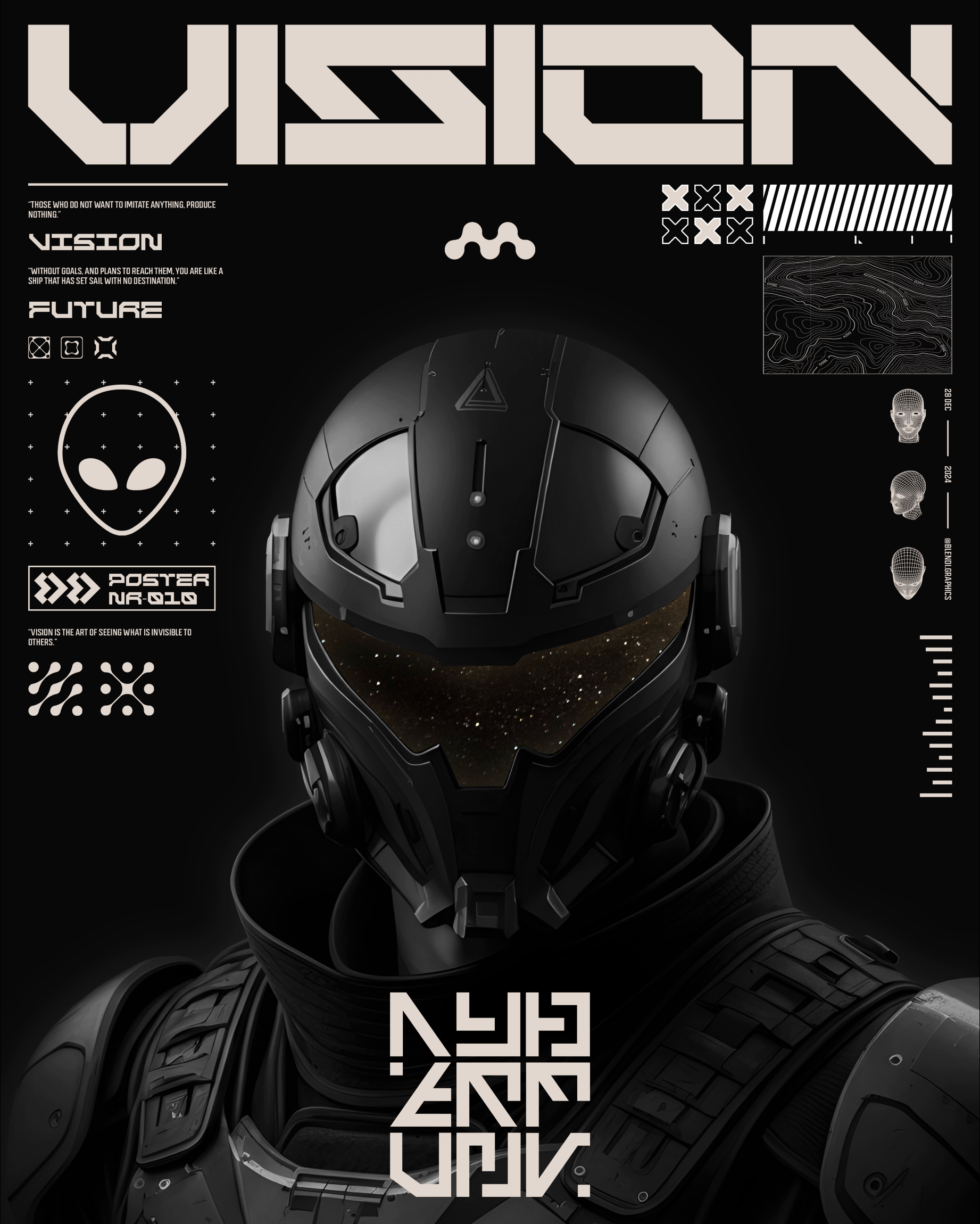 Example of Futuristic Poster Design
