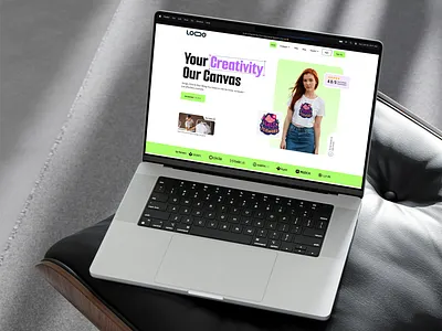 Print-on-Demand Website UI clean design cleanui design for creators dribble design ecommerce design ecommerce ui landing page merch store pod website print on demand shopify design startup ui subscription model ui uidesign uiux uiux showcase uxui design web inspiration web ui