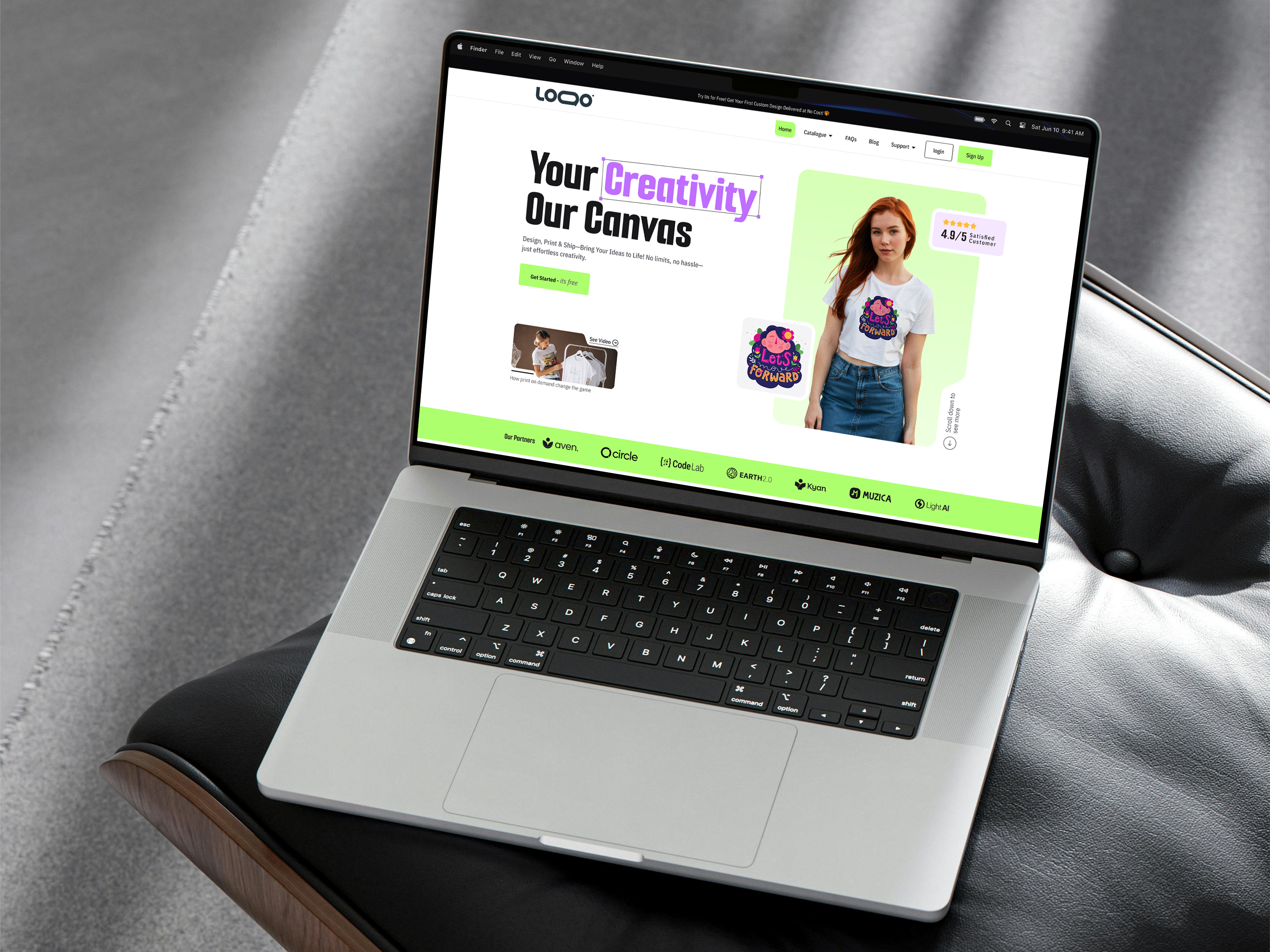 Example of Landing Page Design