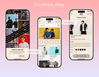 Fashion App UI/UX Design clothing app clothing brand clothing sales fashion fashion app fashion app design fashion brand lifestyle lifestyle appreal mobile app ui uiux ux