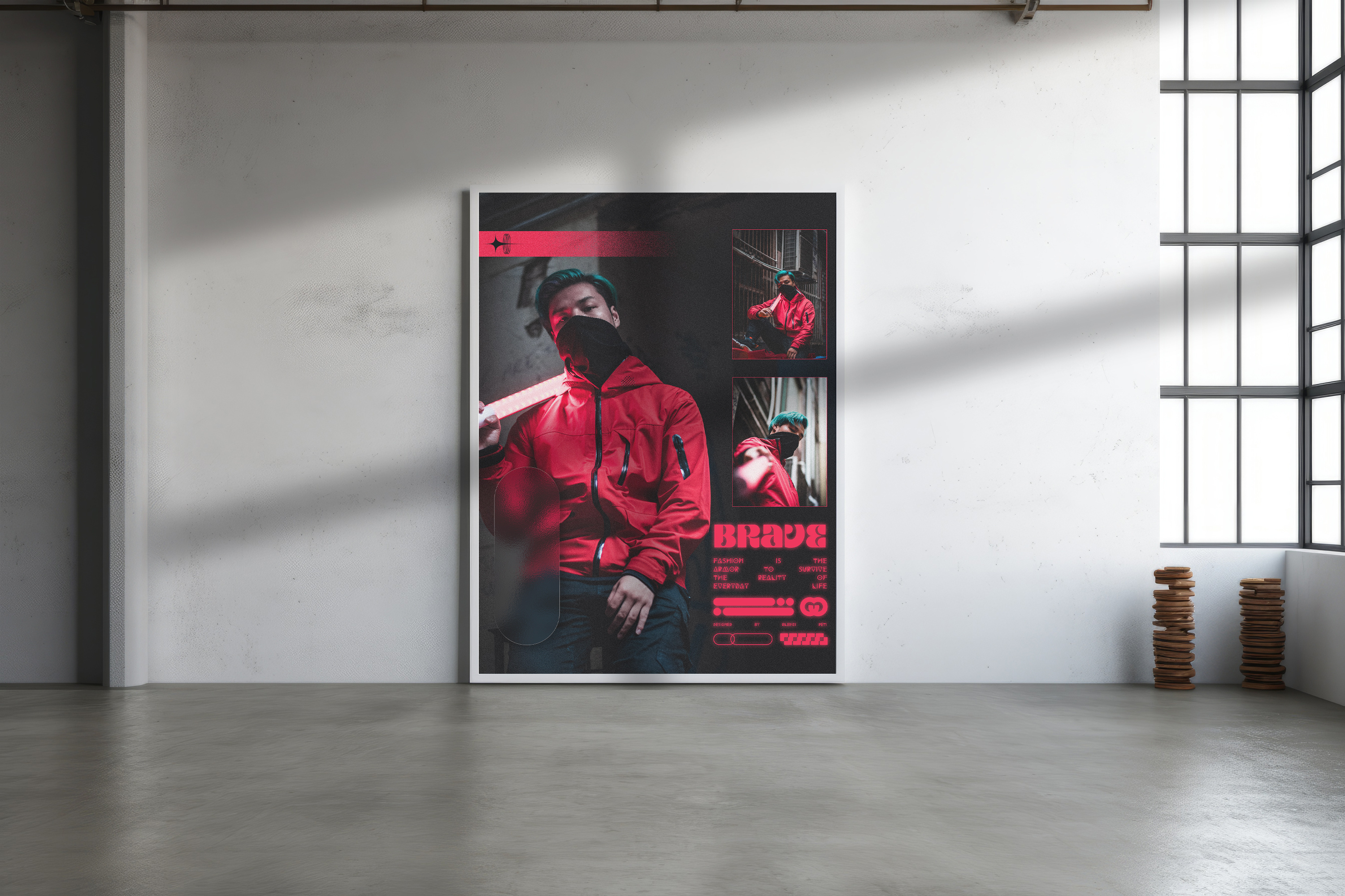 Brave Poster Design artwork branding design digital art graphic design illustration poster poster design typography