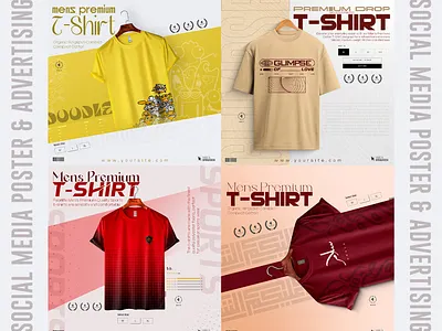 Premium T-Shirt Social Media Poster Design adobe ads branding colthing design facebook fashion graphic design logo logos poster posterdesign socialmedia tshirts ui