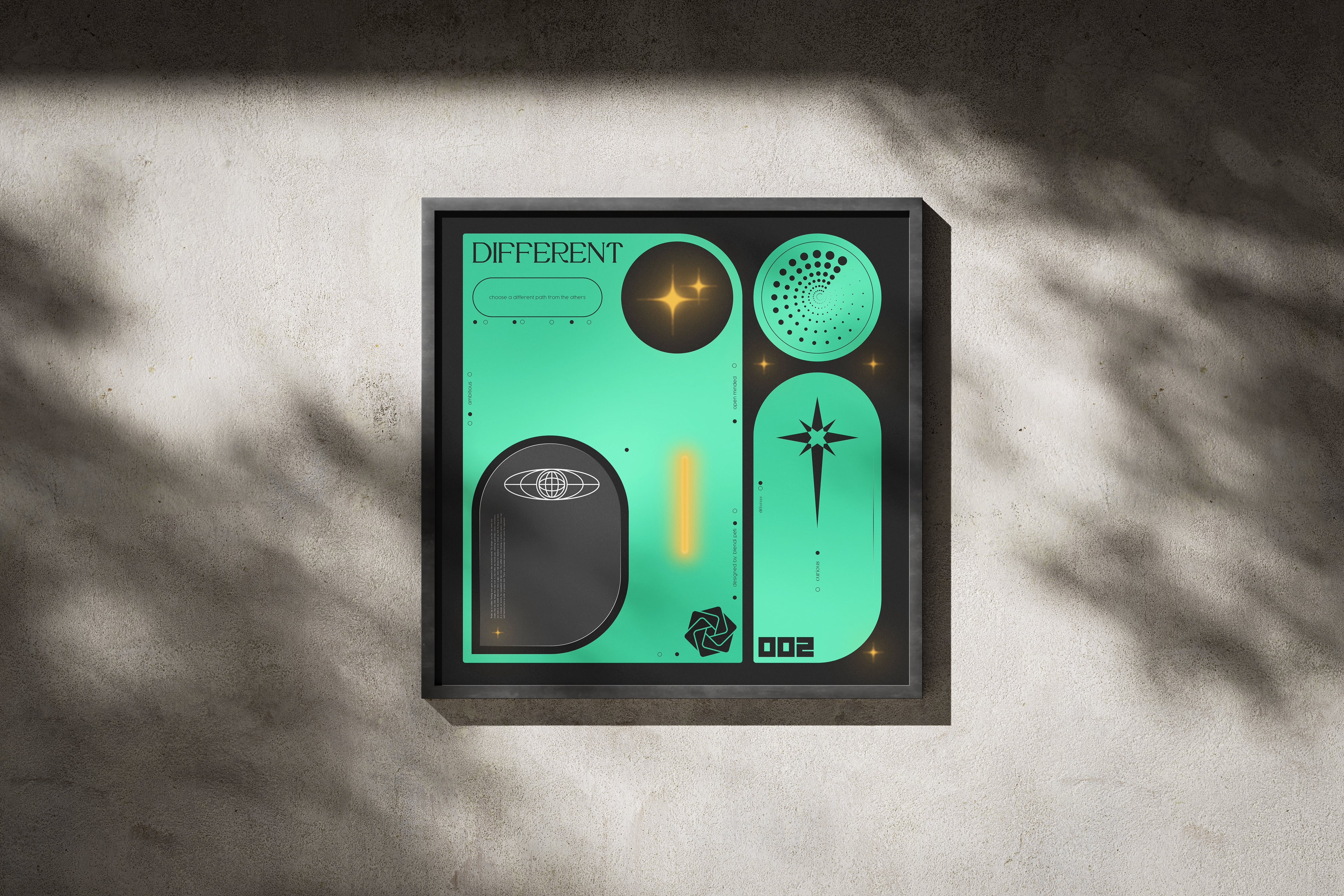 Different Poster Design branding design digital art graphic design illustration poster design typography