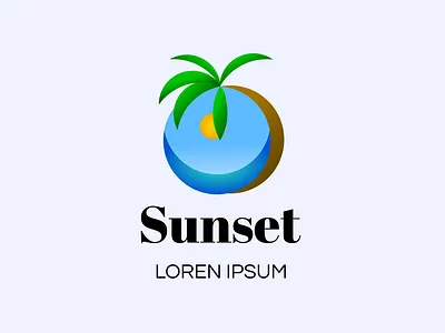 Sunset - Logo com Proporção Áurea golden ratio inkscape logo
