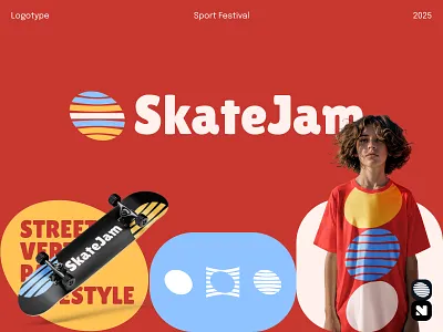 Logotype Sport Festival brand identity branding concept creative design flat dessign graphic design identity logo logo design logotype merch design modern identity modern logo noxtio skateboarding sport sport festival vector logo visual identity