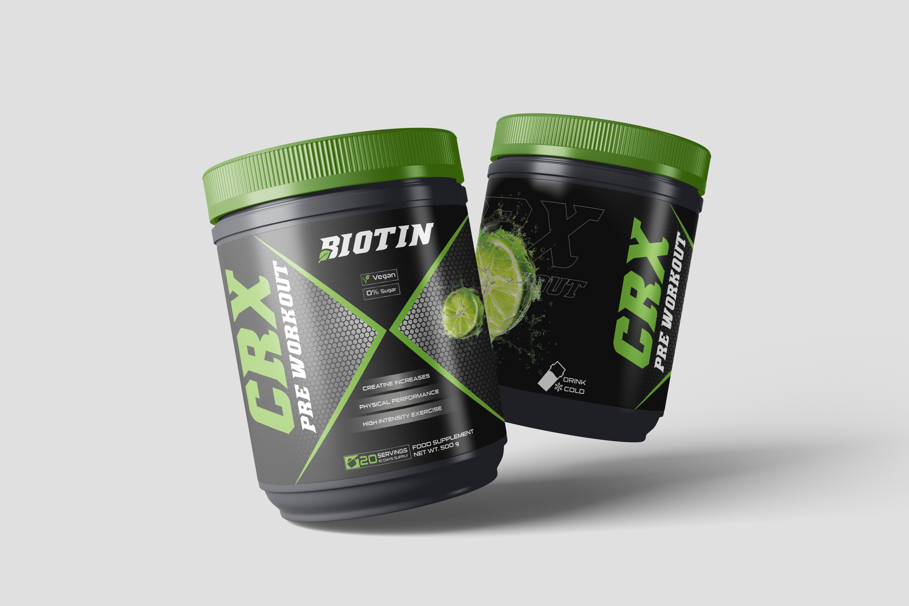 Example of Custom Supplement Label Design