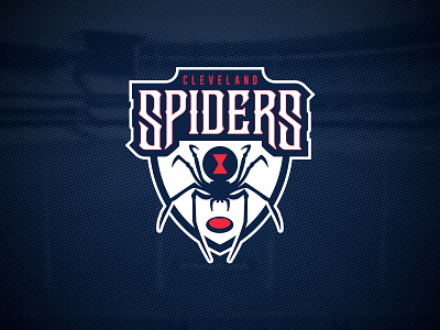 Cleveland Spiders branding cleveland crest design football graphic design illustration logo spider team vector