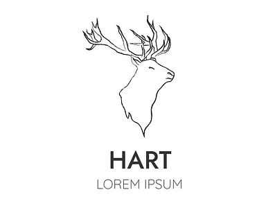 Hart - Sketch Style adobe illustrator hand made illustration illustrator logo sketch
