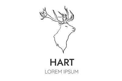 Hart - Sketch Style adobe illustrator hand made illustration illustrator logo sketch